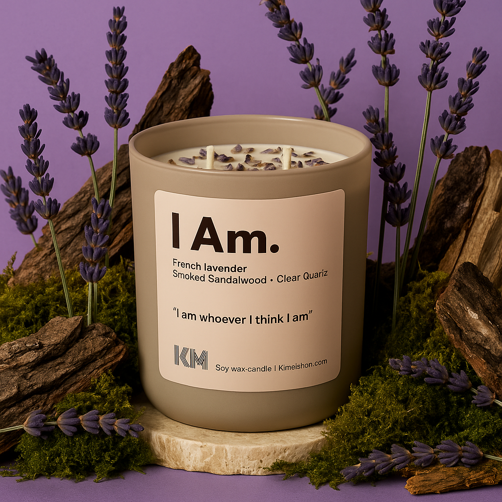 I Am Affirmation Candle: Lavender Sandalwood