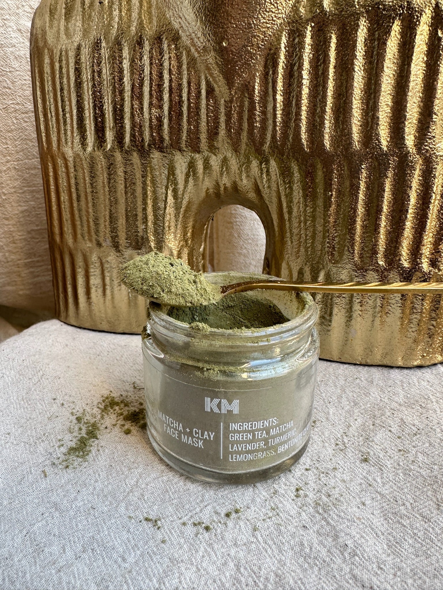 Matcha + Oat Clay Face Mask